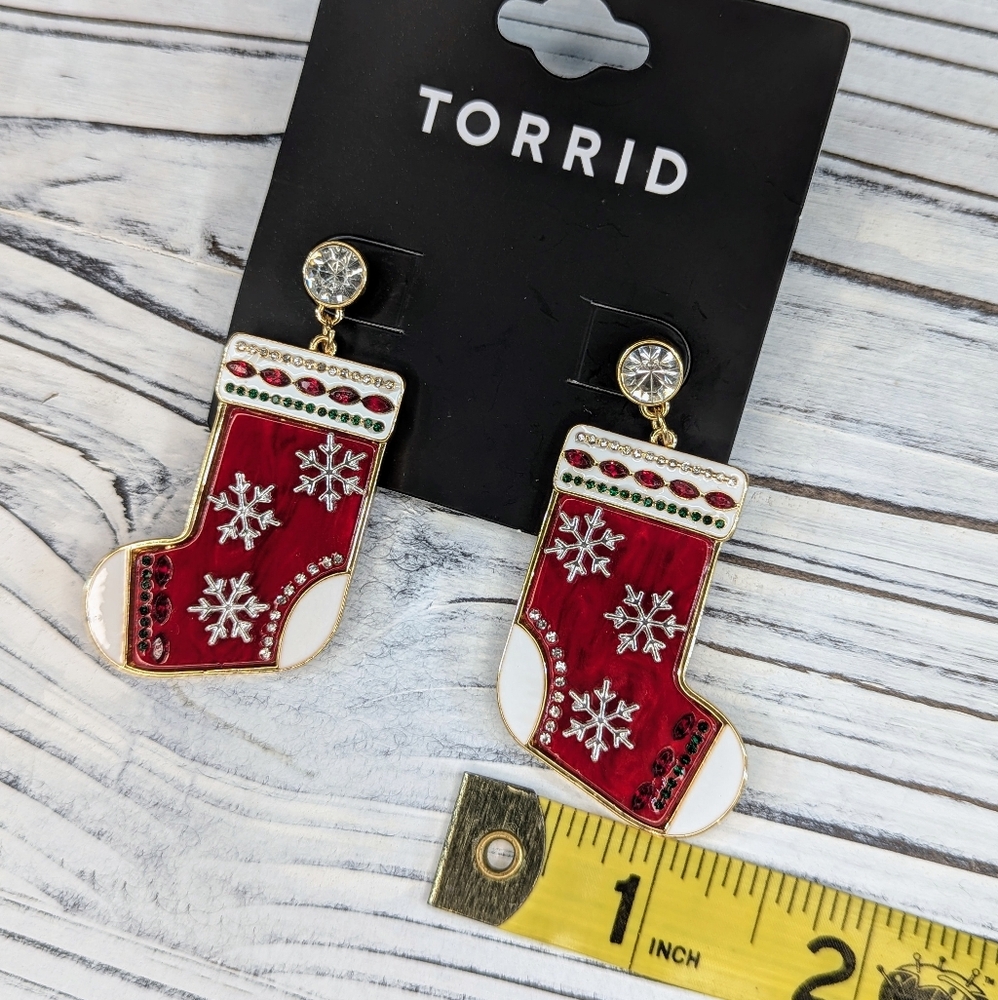 🆕 Torrid "Holiday Stocking" Earrings - Picture 6 of 7